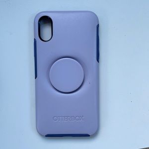 Otterbox symmetry iPhone X/XS popsocket case